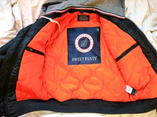 Bomber Schott x Sweet Pants Negra