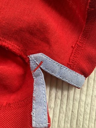 Tommy Hilfiger red polo shirt men size XXL regular fit vintage casual very good condition