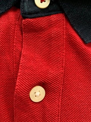 Tommy Hilfiger red polo shirt men size XXL regular fit vintage casual very good condition