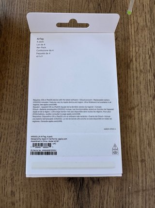 Confezione da 4 AirTag Apple nuovi