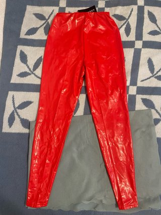 Pantalón Charol Rojo