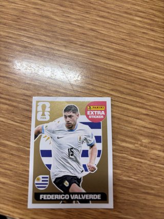 Federico Valverde Extra Sticker Oro