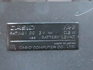 Casio FA-3 Cassette Interface - Caja y manual