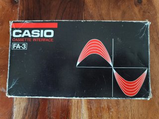 Casio FA-3 Cassette Interface - Caja y manual