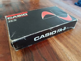 Casio FA-3 Cassette Interface - Caja y manual