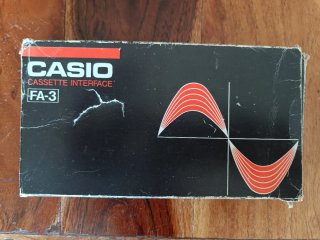 Casio FA-3 Cassette Interface - Caja y manual