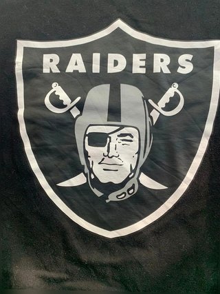 Vintage Raiders NFL Sweatshirt Black XXL Oversized Graphic Logo