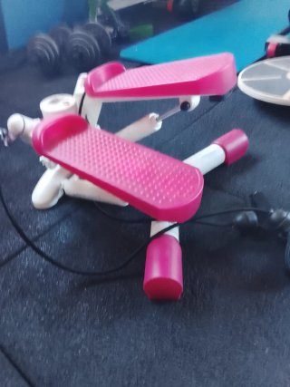 Stepper DOMYOS con cuerdas