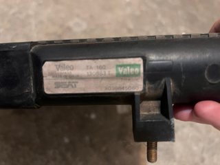 Radiador y ventilador Seat Marbella