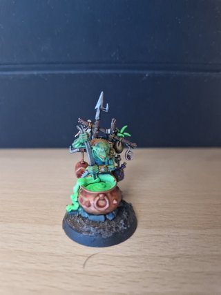 Warhammer AoS Sciamano con Kakkola