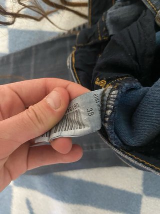 Pantalón Stradivarius Hombre Azul