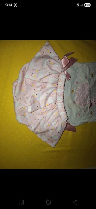 Conjunto bebé niña cisne y estrellas