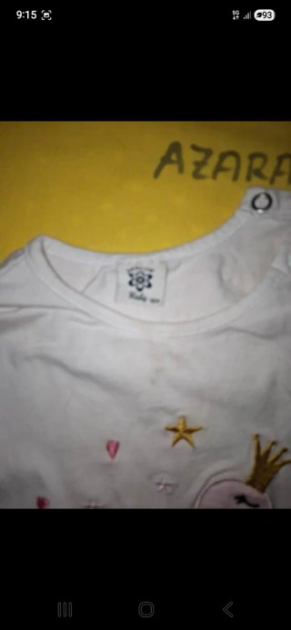 Conjunto bebé niña cisne y estrellas