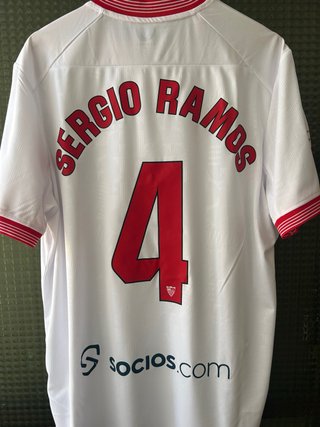 Camiseta Sevilla FC Sergio Ramos 4 Castore de segunda mano por 300