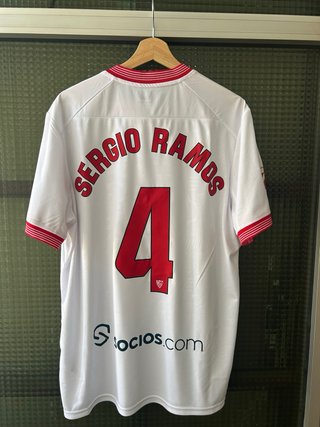 Camiseta Sevilla FC Sergio Ramos 4 Castore de segunda mano por 300