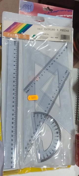 Juego de reglas de geometría