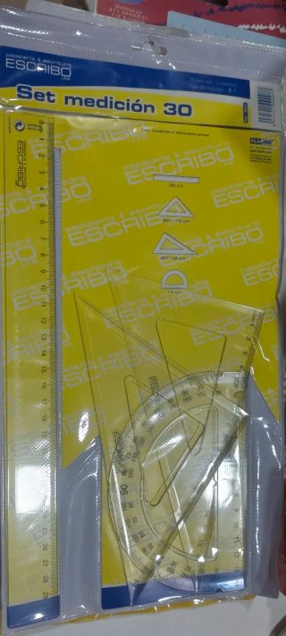 Juego de reglas de geometría
