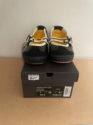 Onitsuka Tiger Bailarinas Negras y Blancas-T 38