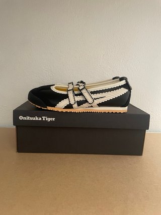Onitsuka Tiger Bailarinas Negras y Blancas-T 38