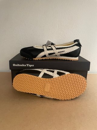 Onitsuka Tiger Bailarinas Negras y Blancas-T 38