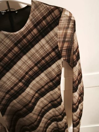Vestido Zara estampado