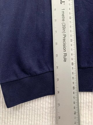Lacoste vintage polo made in France navy pocket logo classic size L