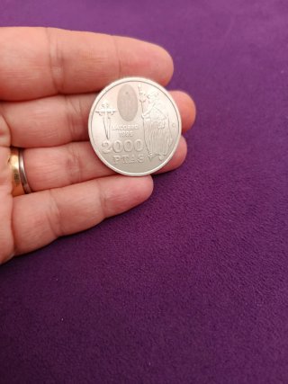 Moneda Plata Xacobeo 2000 PTAS 1999