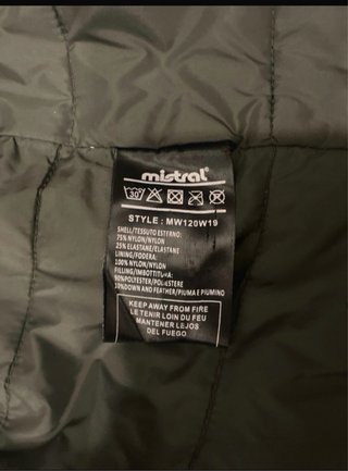 Casaco Mistral Verde Militar Tamanho M