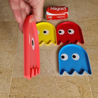 4 Bandejas Pacman 14cm