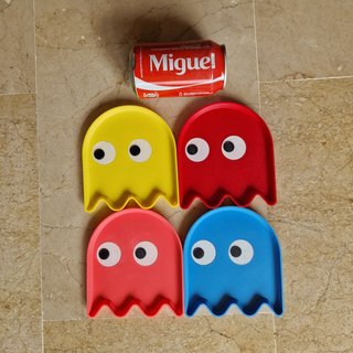 4 Bandejas Pacman 14cm