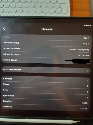 iPad Pro 11 64GB + Apple Pencil
