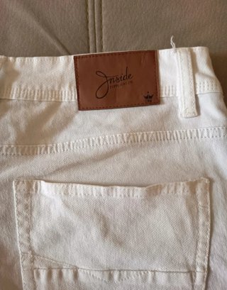 Pantalón corto hombre blanco Talla 40