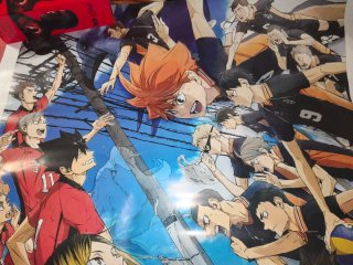 3 Pósters Anime Slam Dunk, Blue Lock, Haikyu!!