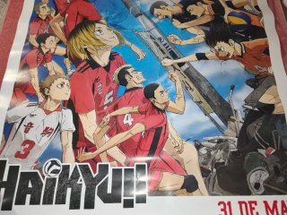 3 Pósters Anime Slam Dunk, Blue Lock, Haikyu!!