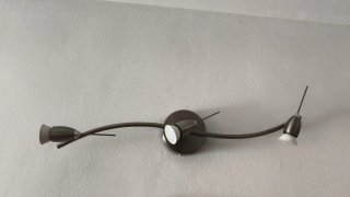 Lámpara de pared moderna plateada