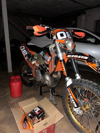 CAMBIO x 4t o venta ktm exc250 2T 2010 six days