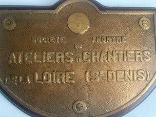 Placa industrial Ateliers et Chantiers de la Loire