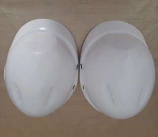 2 Cascos de seguridad blancos