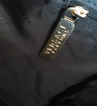 Borsa Tote Versace Parfums nera grande