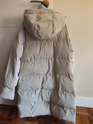 Abrigo largo Zara beige