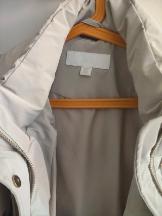 Abrigo largo Zara beige