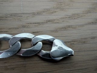 Pulsera Plata Ley Italiana Hombre