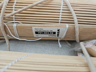 Estores de bambú 60cm nuevos