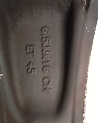 Llanta toyota 6.5jjx16chet45 avensis 463139