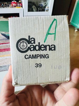 Zapatillas Camping Amarillas Talla 39,5