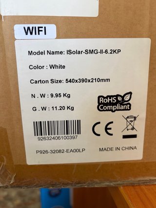 Inversor Solar Híbrido Easun 5.6 kVA 48V