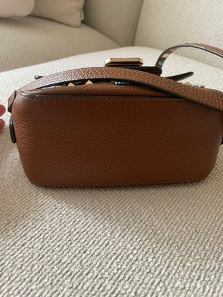 Bolso bandolera Ash piel abalorios