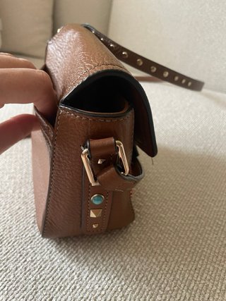 Bolso bandolera Ash piel abalorios