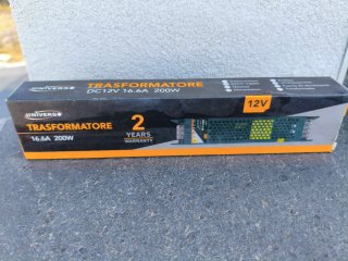 Trasformatore DC 12V 16.6A 200W