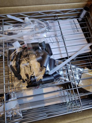Scaffale metallico a 5 livelli per cucina